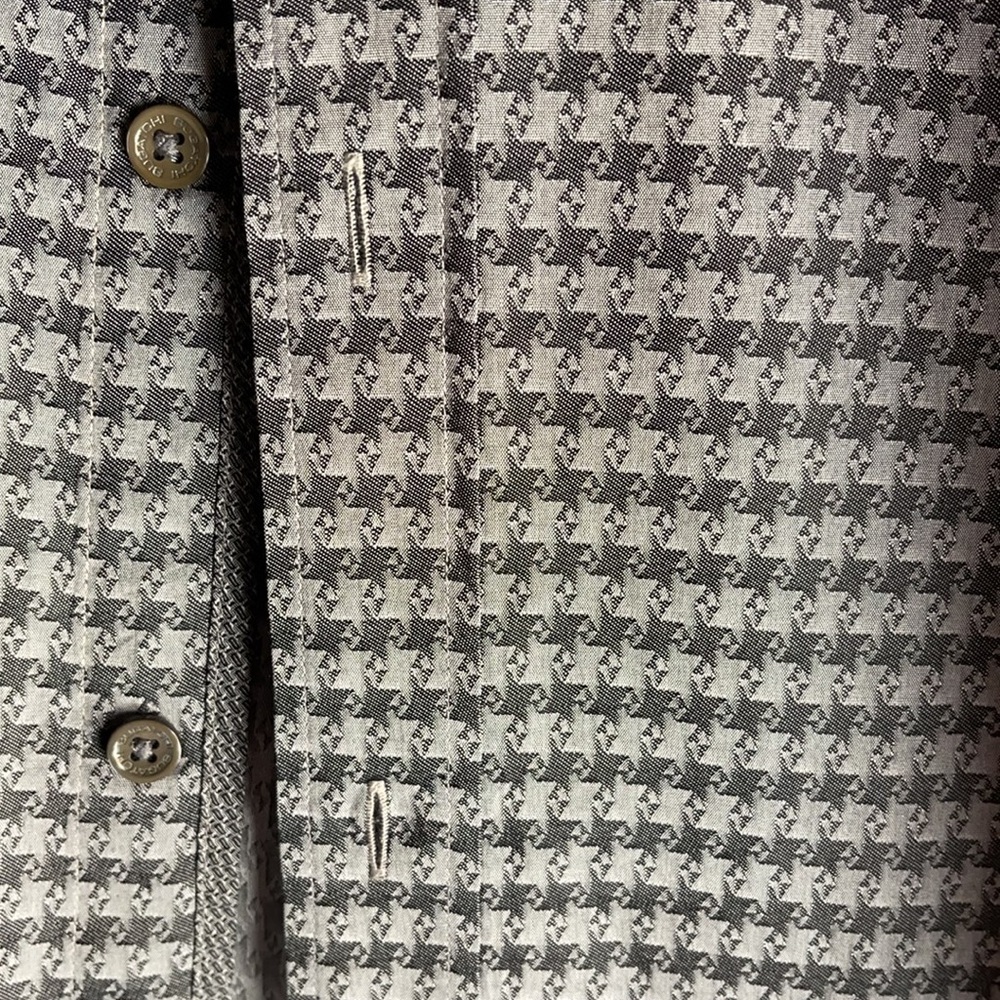 Cool Houndstooth Pattern With Shiny Silver/Grey F… - image 2